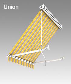 Kippgelenkarm Markise Union für Balkon und Loggien